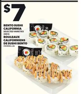 Independent Grocer BENTO SUSHI CALIFORNIA, 200 G offer