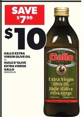 Independent Grocer GALLO EXTRA VIRGIN OLIVE OIL, 1 L offer