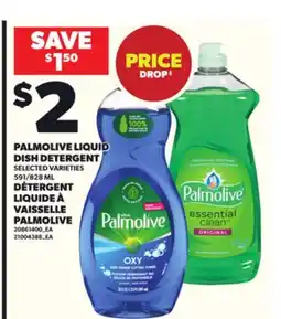 Independent Grocer PALMOLIVE LIQUID DISH DETERGENT, 591/828 ML offer