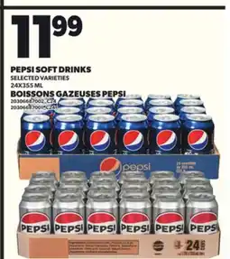 Independent Grocer PEPSI SOFT DRINKS, 24X355 ML offer