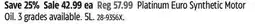 Canadian Tire Pennzoil Platinum Euro Synthetic Motor Oil 3 grades available. 5L offer