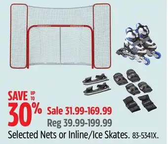 Canadian Tire WinnWell Selected Nets or Inline/Ice Skates offer