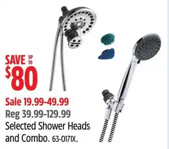 Canadian Tire Selected Shower Heads and Combo offer