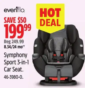 Canadian Tire Symphony Sport 3-in-1 Car Seat offer