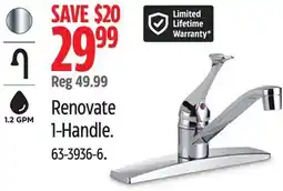 Canadian Tire DANZE Renovate 1-Handle offer