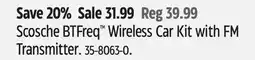 Canadian Tire Scosche BTFreq Wireless Car Kit with FM Transmitter offer