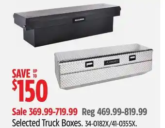 Canadian Tire CargoMaster Selected Truck Boxes offer