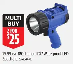 Canadian Tire Mastercraft 180-Lumen IPX7 Waterproof LED Spotlight offer