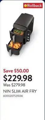 Walmart NIN SLIM AIR FRY offer