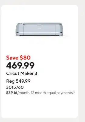 Staples Cricut Maker 3 offer