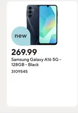 Staples Samsung Galaxy A16 5G - 128GB - Black offer