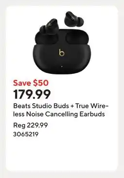 Staples Beats Studio Buds + True Wireless Noise Cancelling Earbuds offer