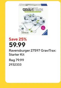 Staples Ravensburger 27597 GraviTrax: Starter Kit offer