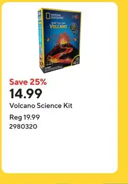 Staples Volcano Science Kit offer