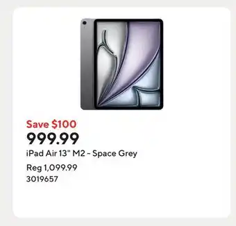 Staples iPad Air 13 M2 - Space Grey offer