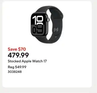 Staples Stocked Apple Watch 17 offer