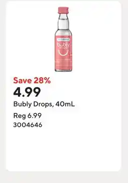 Staples Bubly Drops, 40mL offer