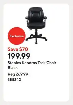 Staples Staples Kendros Task Chair Black offer