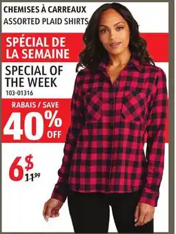 Hart ASSORTED PLAID SHIRTS offer