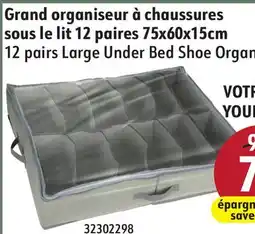 Hart 12 pairs Large Under Bed Shoe Organizer offer