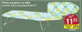 Hart Counter Top Ironing Board 28x12 offer