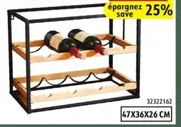 Hart Metal wine racks with shelf offer