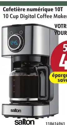 Hart 10 Cup Digital Coffee Maker offer