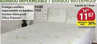 Hart Bamboo Waterproof Pillow Protector offer