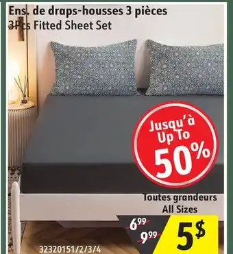 Hart 3Pcs Fitted Sheet Set offer