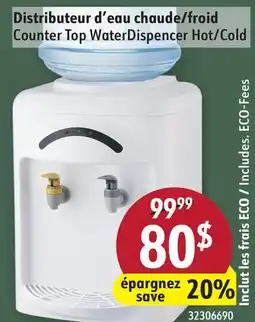 Hart Counter Top Water Dispenser Hot/Cold offer