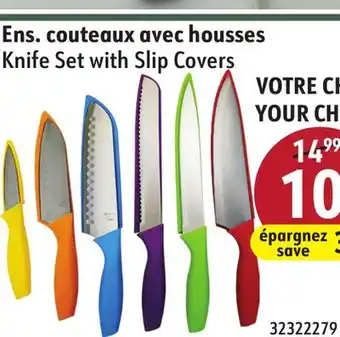 Hart Knife Set with Slip Covers offer