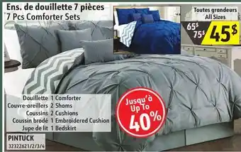 Hart 7 Pcs Comforter Sets offer