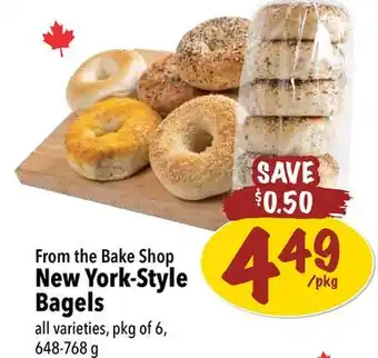 Farm Boy the Bake Shop New York-Style Bagels offer