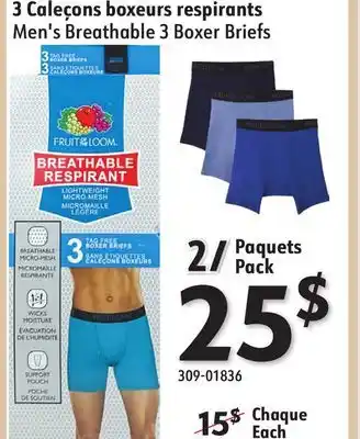 Hart Men's Breathable 3 Boxer Briefs offer