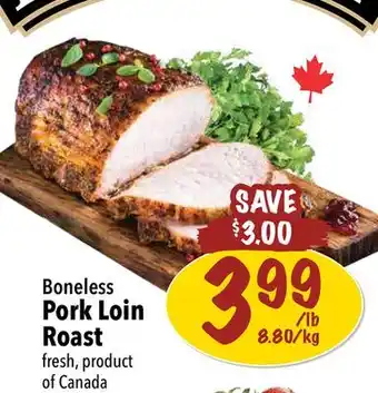 Farm Boy Boneless Pork Loin Roast offer