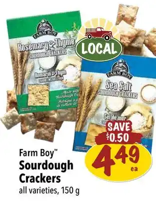 Farm Boy Farm Boy Sourdough Crackers offer