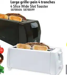 Hart 4 Slice Wide Slot Toaster offer