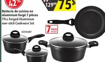 Hart 7Pcs Forged Aluminum non-stick Cookware Set offer