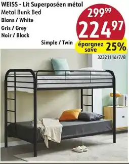 Hart Metal Bunk Bed offer