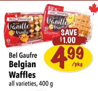 Farm Boy Bel Gaufre Belgian Waffles offer