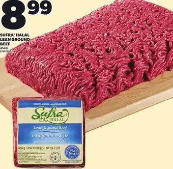 Loblaws SUFRA HALAL LEAN GROUND BEEF, 454 G offer