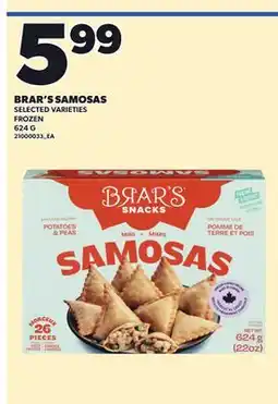 Loblaws BRAR'S SAMOSAS, 624 G offer