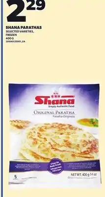 Loblaws SHANA PARATHAS, 400 G offer