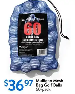 Walmart Mulligan Mesh Bag Golf Balls offer