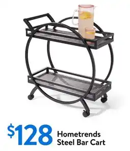 Walmart Hometrends Steel Bar Cart offer