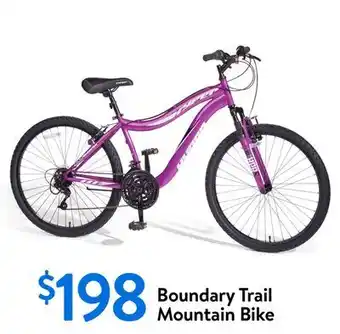 Walmart Boundary Trail Mountain Bike offer