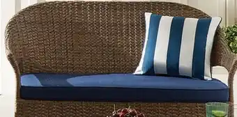 Walmart Pebbleton Wicker Loveseat offer