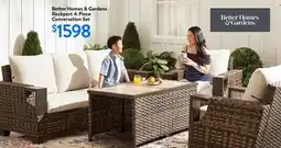 Walmart Better Homes and Gardens Rockport 4-Piece Conversation Set offer