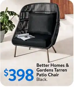 Walmart Better Homes & Gardens Tarren Patio Chair offer