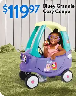 Walmart Bluey Grannie Cozy Coupe offer